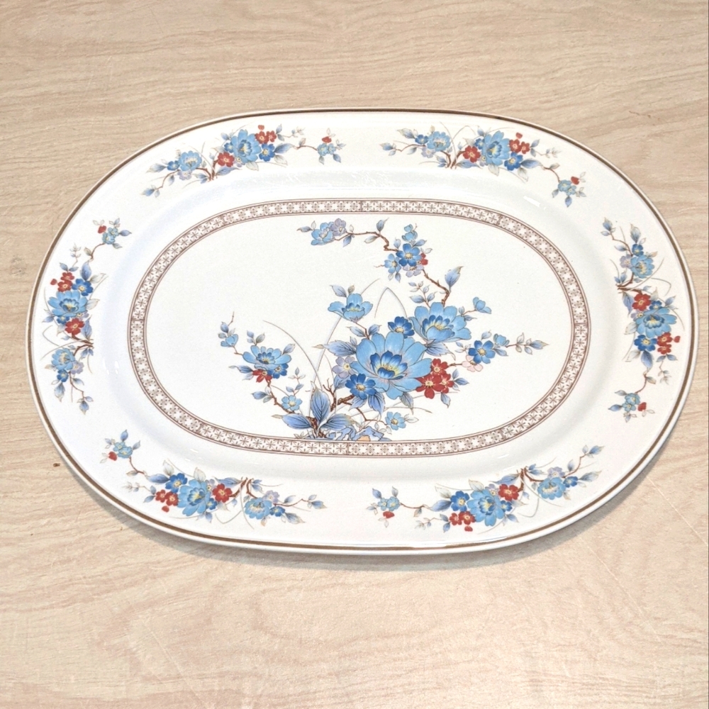 BLEUFLEUR by Noritake Platter